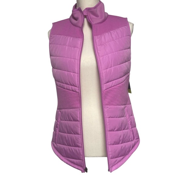 tek gear Jackets & Blazers - Tek Gear Barbie Pink Woven Panel Training Vest Women's Medium NWT